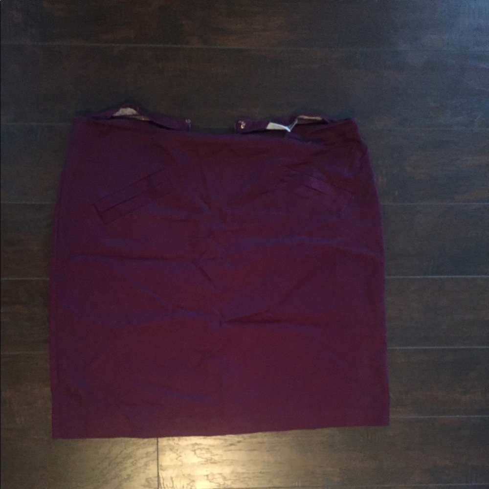 Plum skirt